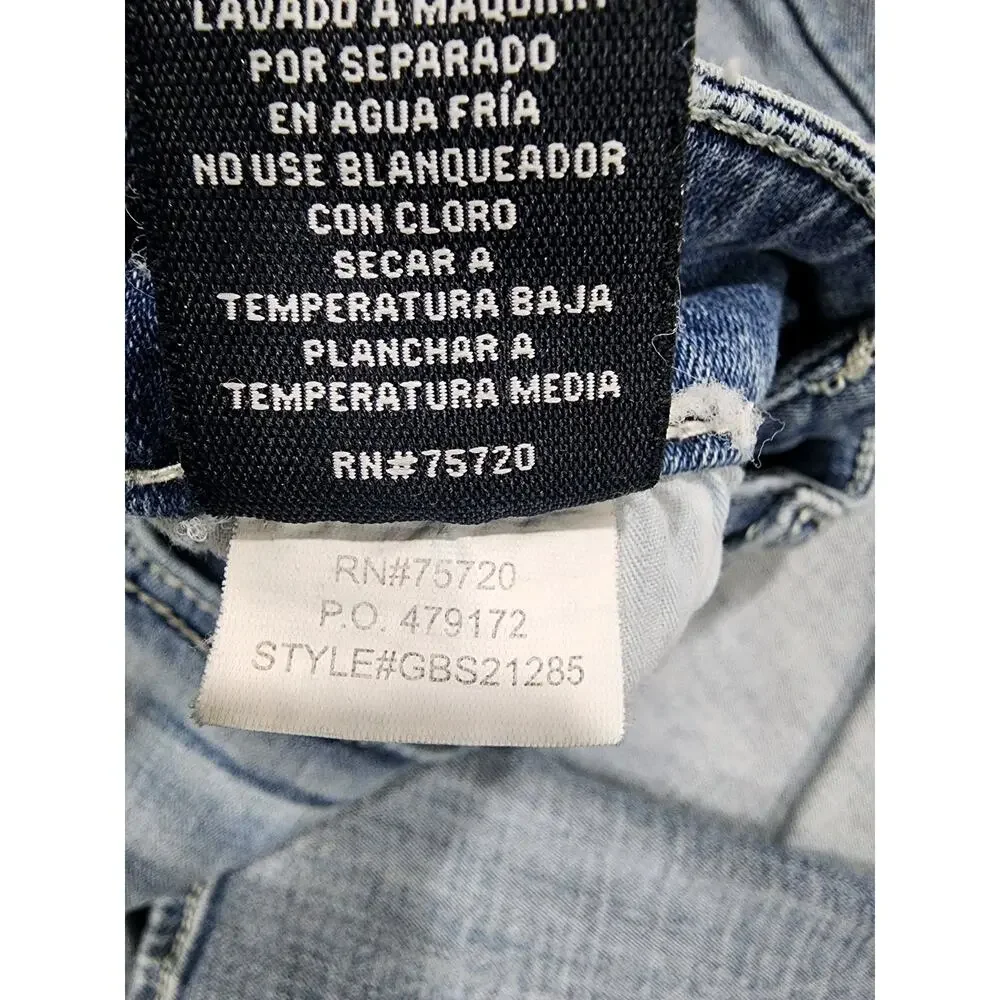 BKE Aiden Men's 30x32 Slim Fit Bootcut Stretch Blue Jeans Arty GBS21285